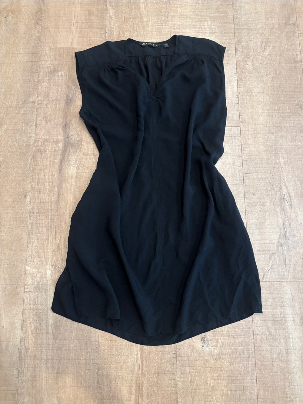 Athleta sheer black cover up swim beach with pockets